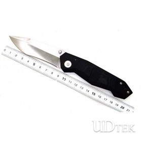 Folding knife with black G10 handle UD17040